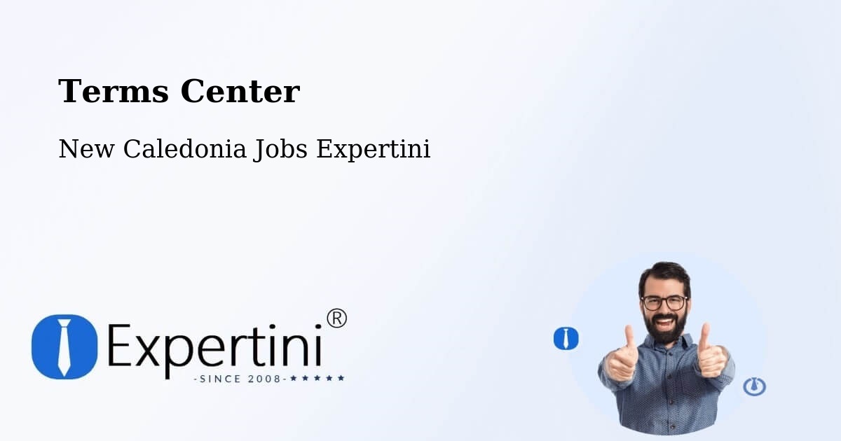 Terms of Service – Prony - New Caledonia Jobs Expertini
